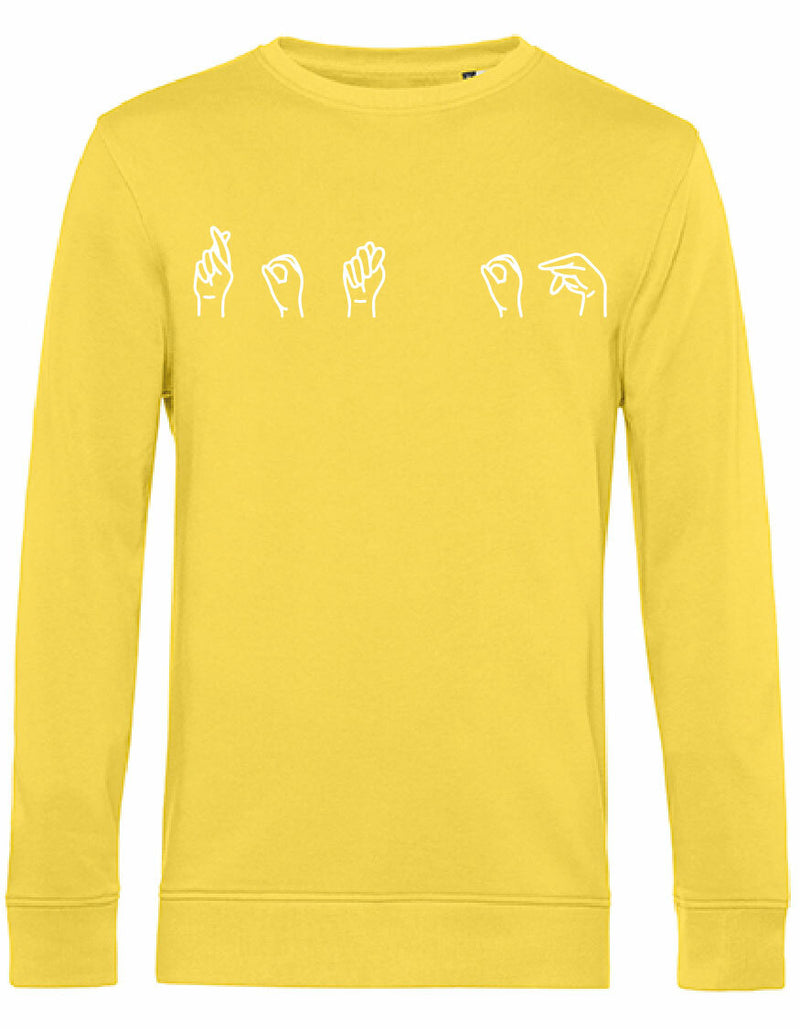 Sweater - Gebarentaal; Rot op