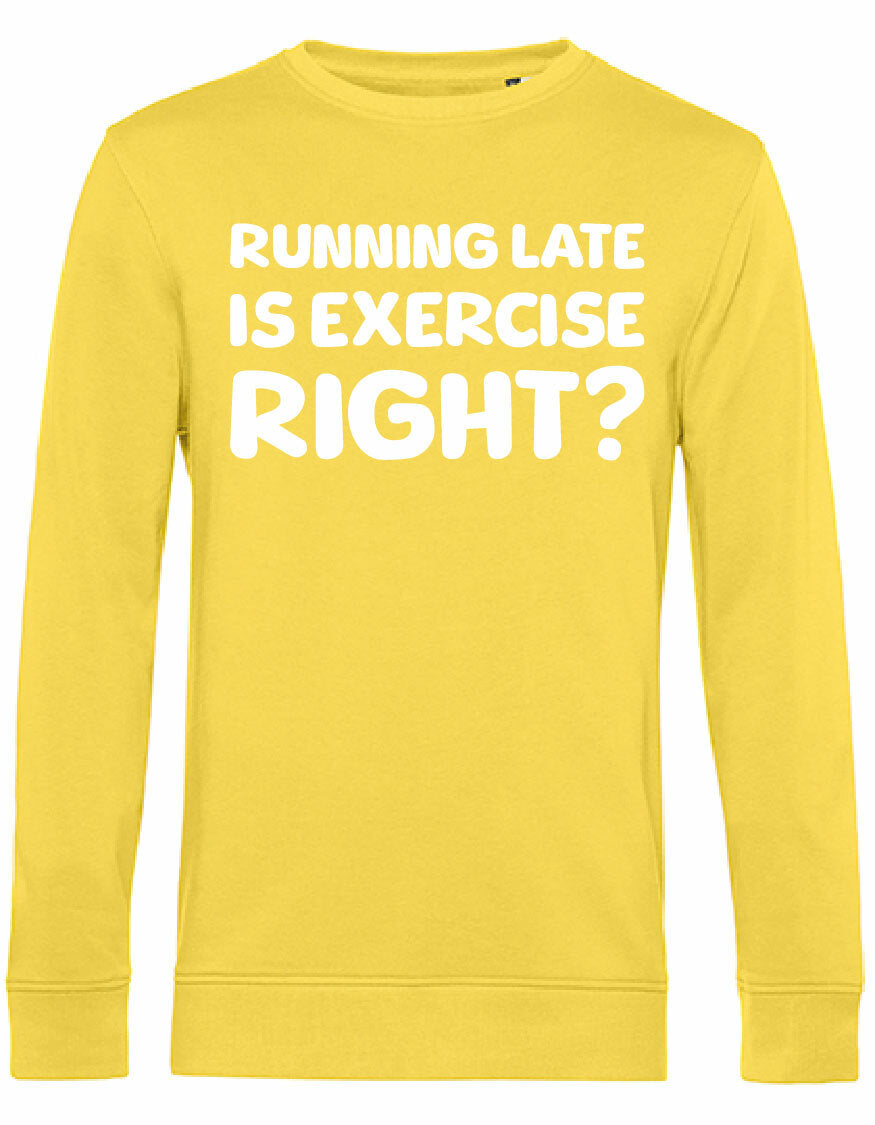 Sweater - Running late Yellow Fizz