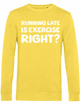 Sweater - Running late Yellow Fizz