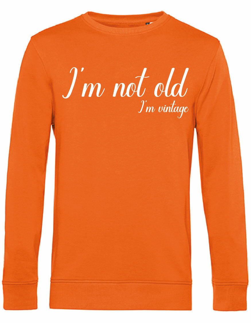 Sweater - I'm not old Pure Orange