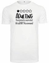 T-shirt - Adulting White