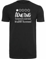 T-shirt - Adulting Black