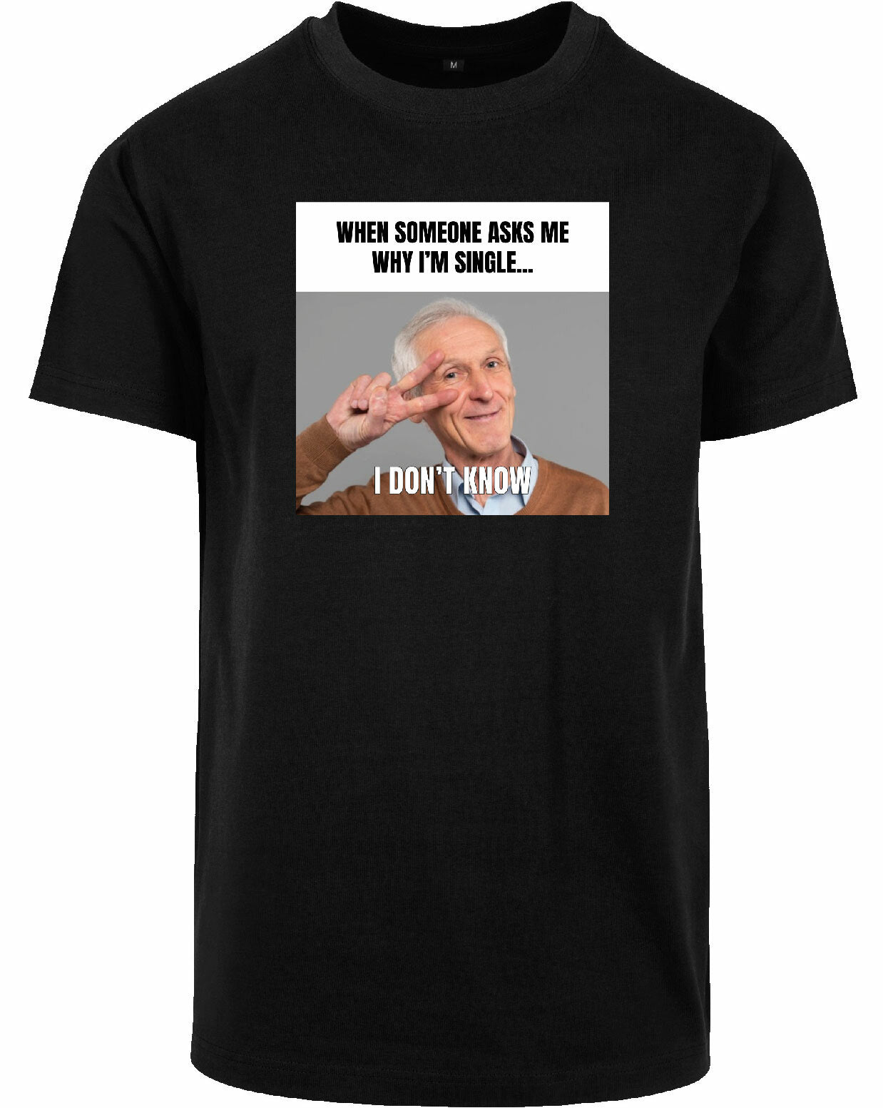 T-shirt - I don't know Black