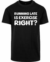 T-shirt - Running late Black
