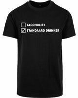 T-shirt - Standaard drinker Black