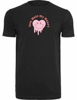 T-shirt - You melt my heart Black