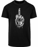 T-shirt - Middlefinger Black