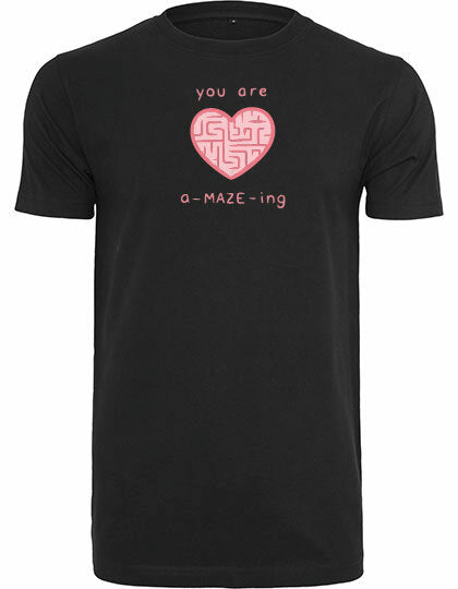 T-shirt - A-maze-ing Black