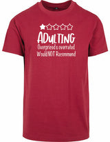 T-shirt - Adulting Burgundy