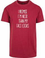 T-shirt - I Promise Burgundy