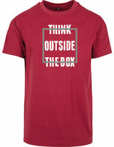 T-shirt - Outside the box Burgundy