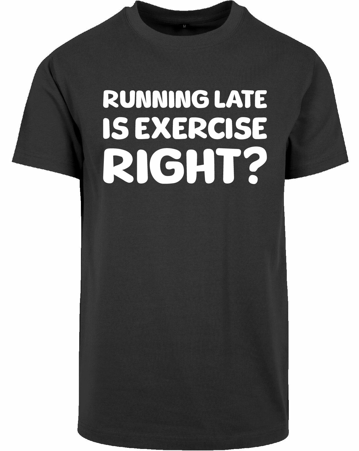 T-shirt - Running late Charcoal