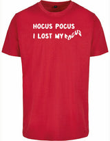 T-shirt - I lost my focus City Red