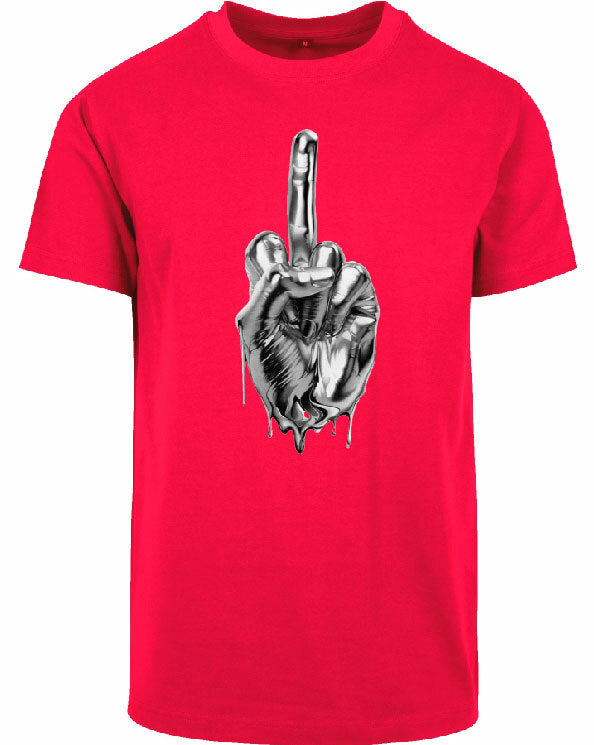 T-shirt - Middlefinger City Red