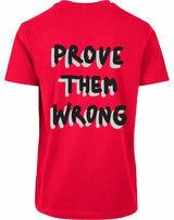 T-shirt - Prove them wrong City Red