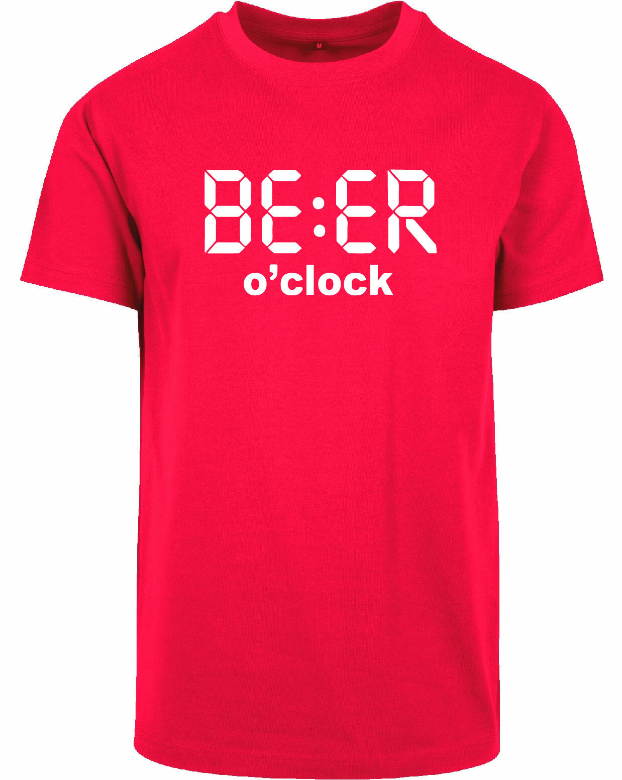 T-shirt - Beer O'Clock City Red