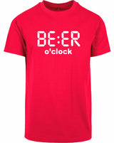 T-shirt - Beer O'Clock City Red