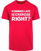 T-shirt - Running late City Red