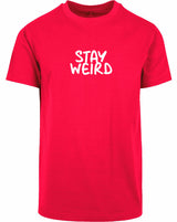 T-shirt - Stay Wierd City Red