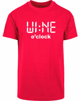 T-shirt - Wine O'Clock City Red