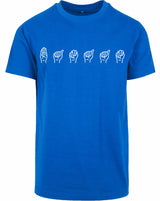 T-shirt - Gebarentaal; Banaan Cobalt Blue