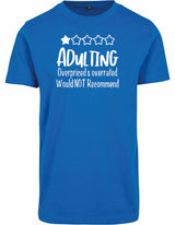 T-shirt - Adulting Cobalt Blue