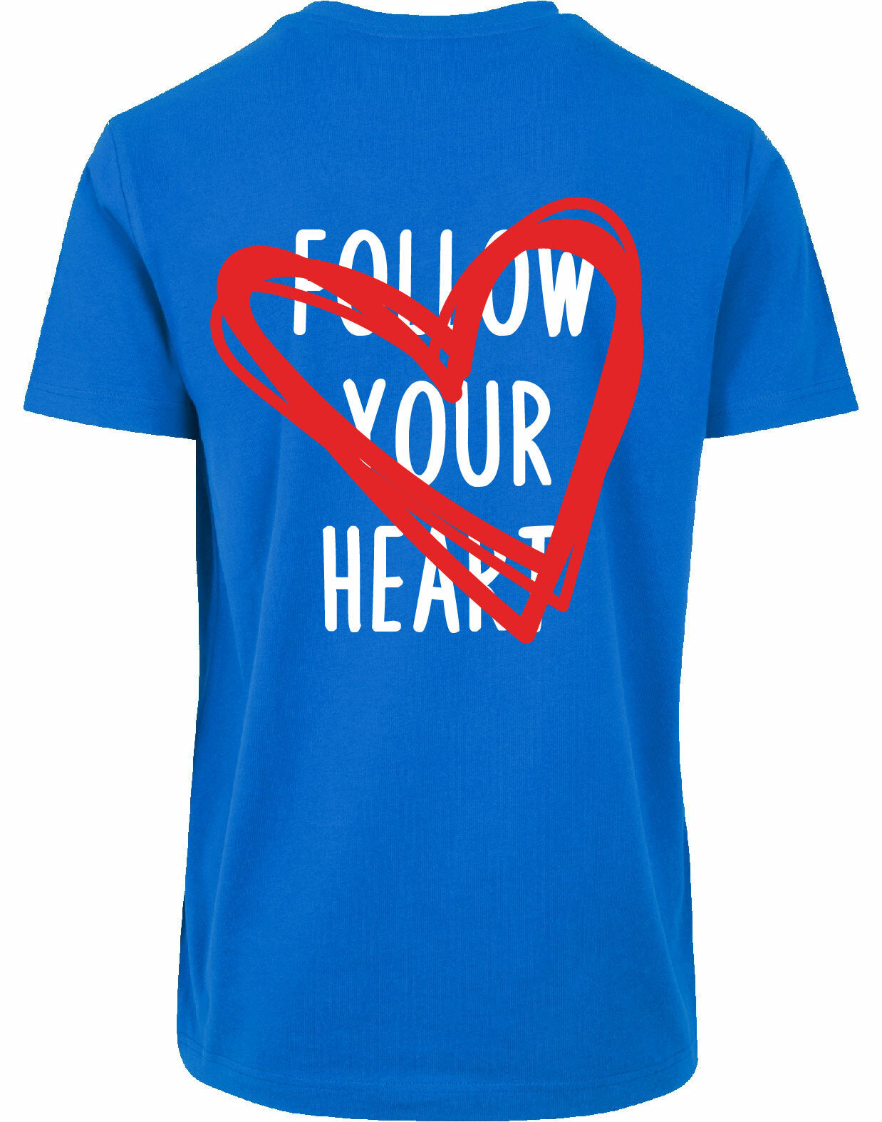 T-shirt - Follow your heart Cobalt Blue
