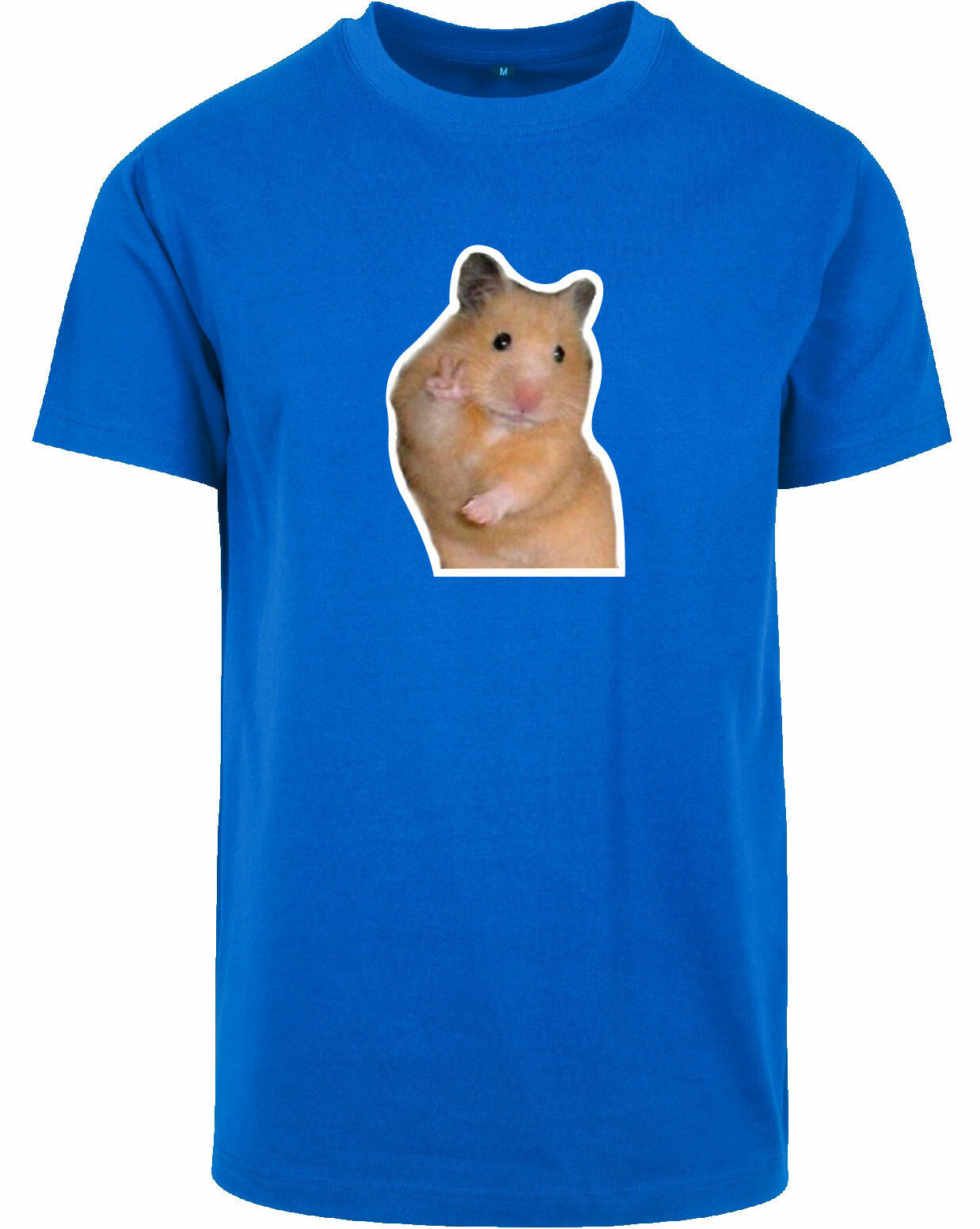 T-shirt - Hamster Peace Cobalt Blue