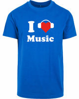 T-shirt - I love music Cobalt Blue