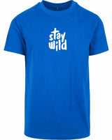 T-shirt - Stay Wild Cobalt Blue