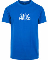 T-shirt - Stay Wierd Cobalt Blue