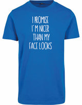 T-shirt - I Promise Cobalt Blue