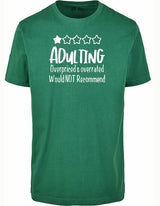 T-shirt - Adulting Forest Green