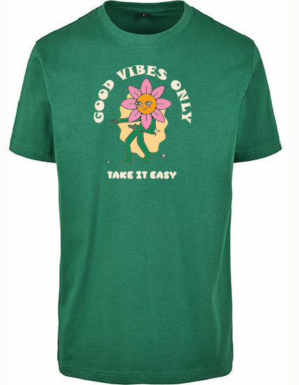 T-shirt - Take it easy Forest Green