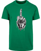T-shirt - Middlefinger Forest Green