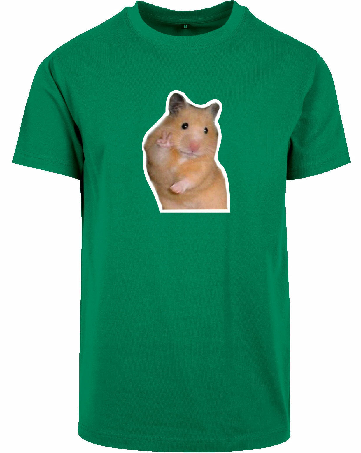 T-shirt - Hamster Peace Forest Green