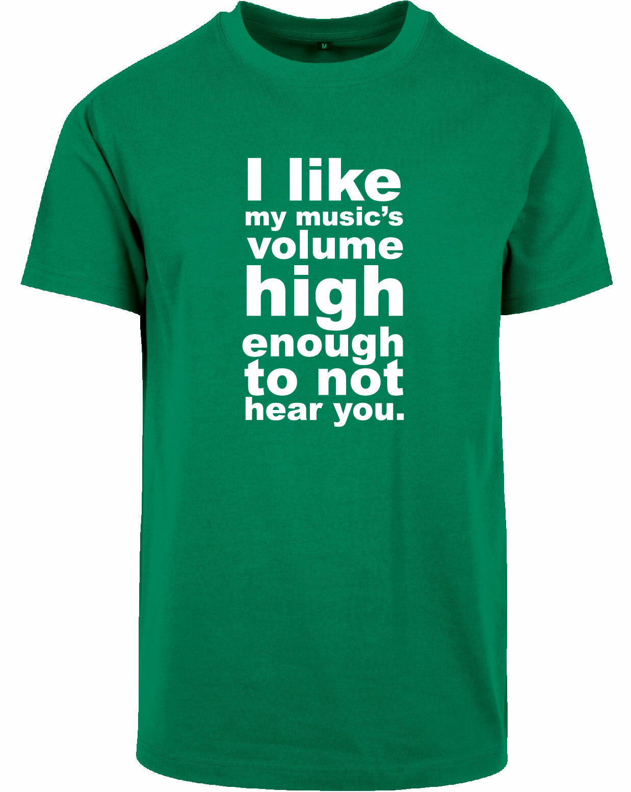 T-shirt - I like my music Forest Green