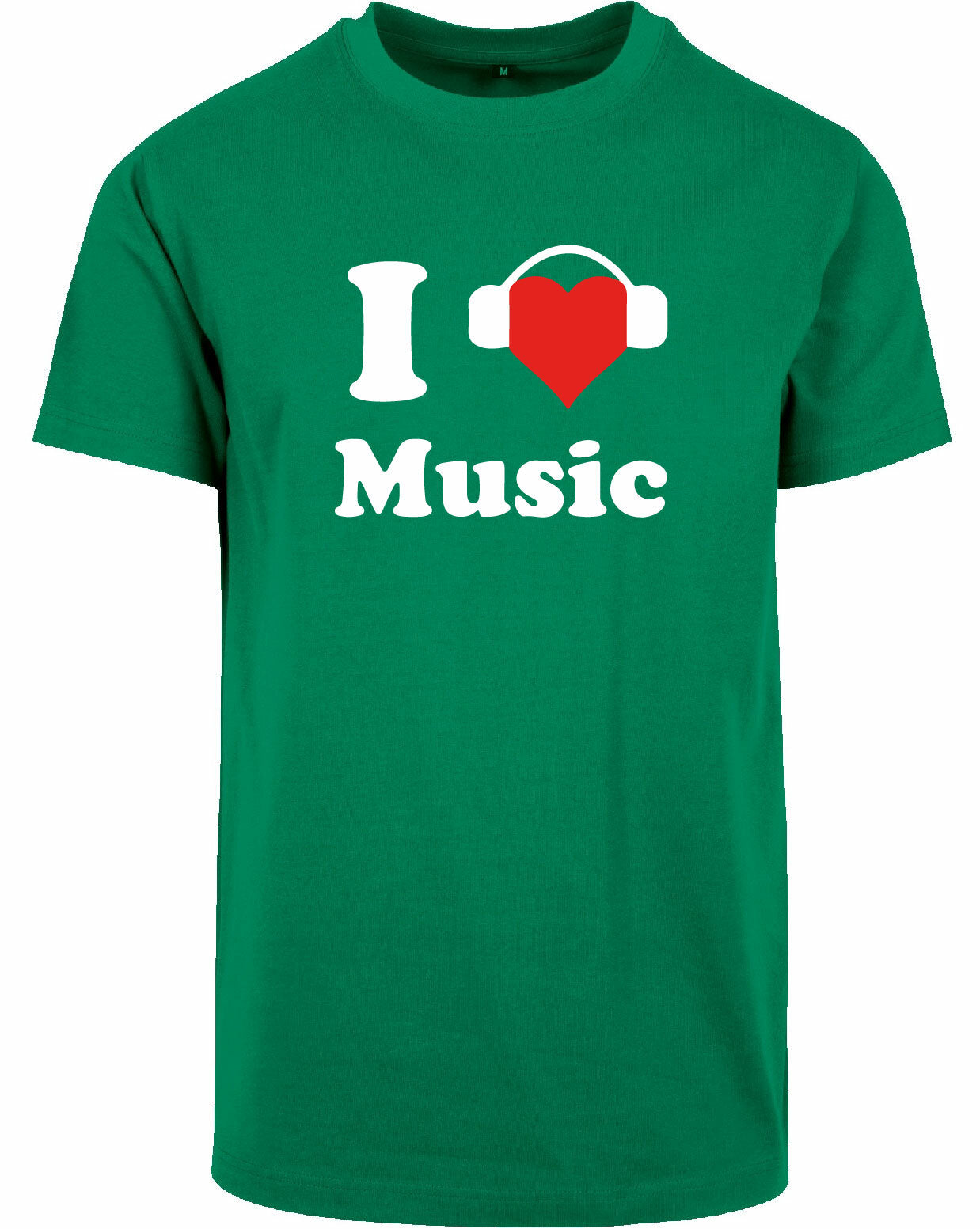 T-shirt - I love music Forest Green