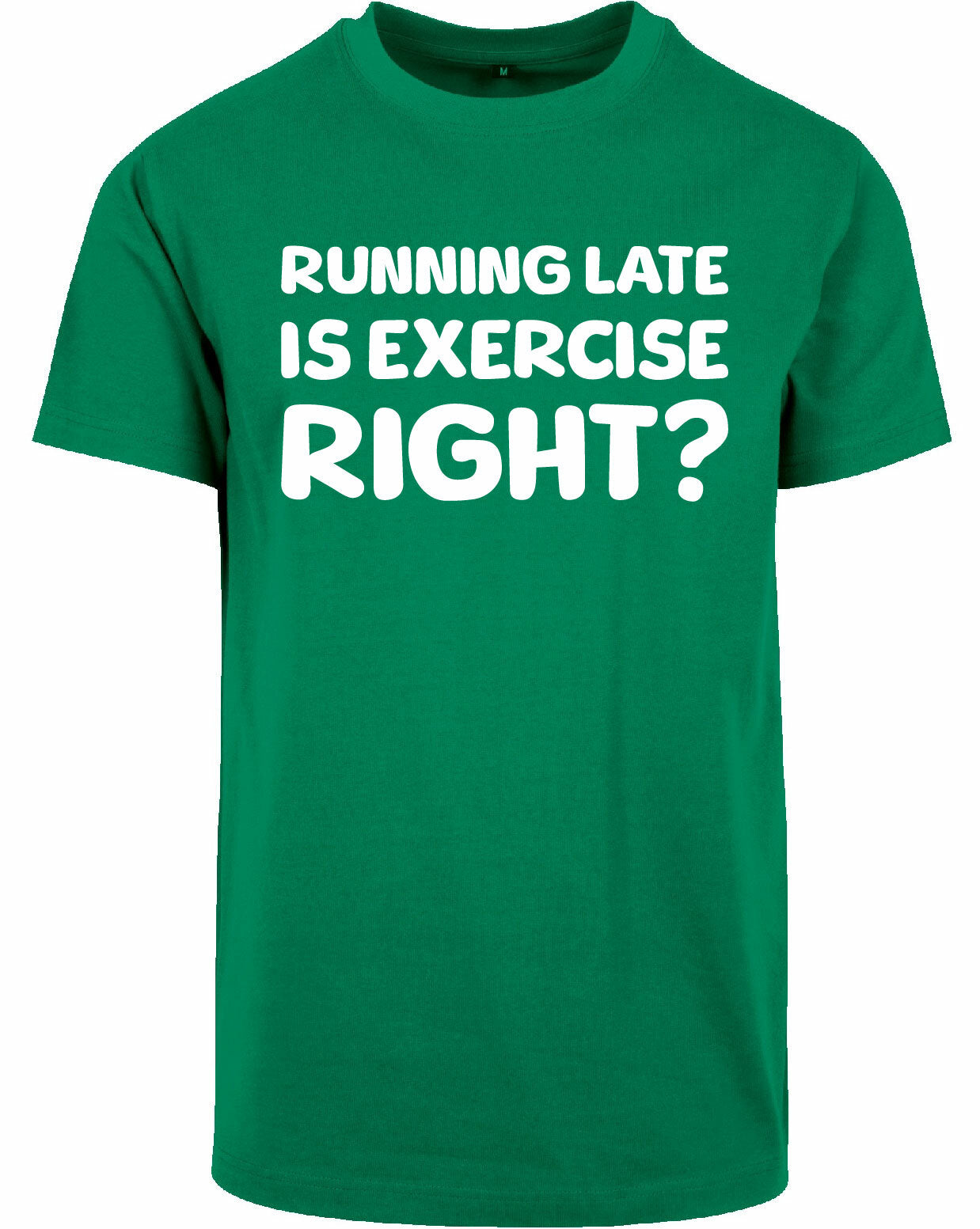 T-shirt - Running late Forest Green