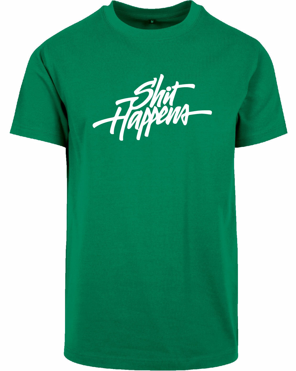 T-shirt - Shit Happens Forest Green