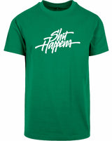 T-shirt - Shit Happens Forest Green