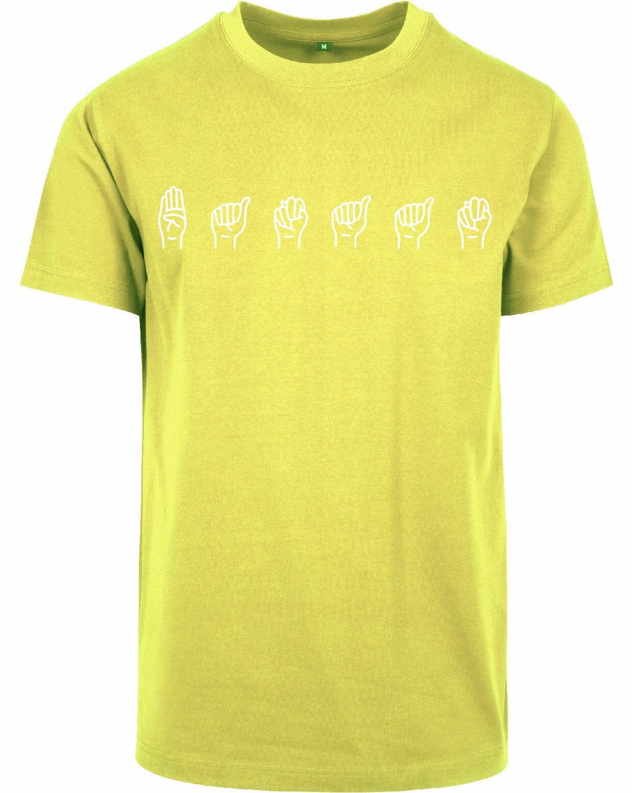 T-shirt - Gebarentaal; Banaan Frozen Yellow