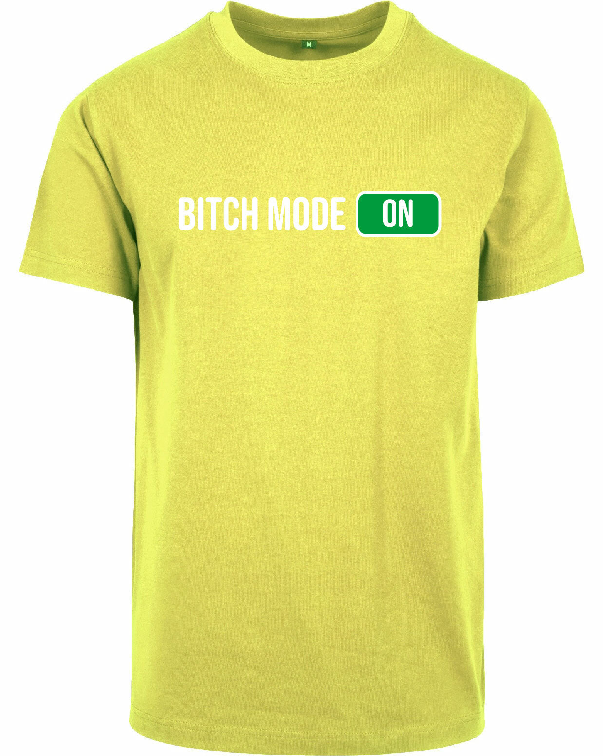 T-shirt - Bitch Mode Frozen Yellow