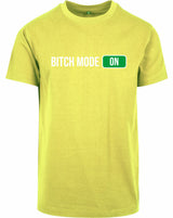 T-shirt - Bitch Mode Frozen Yellow