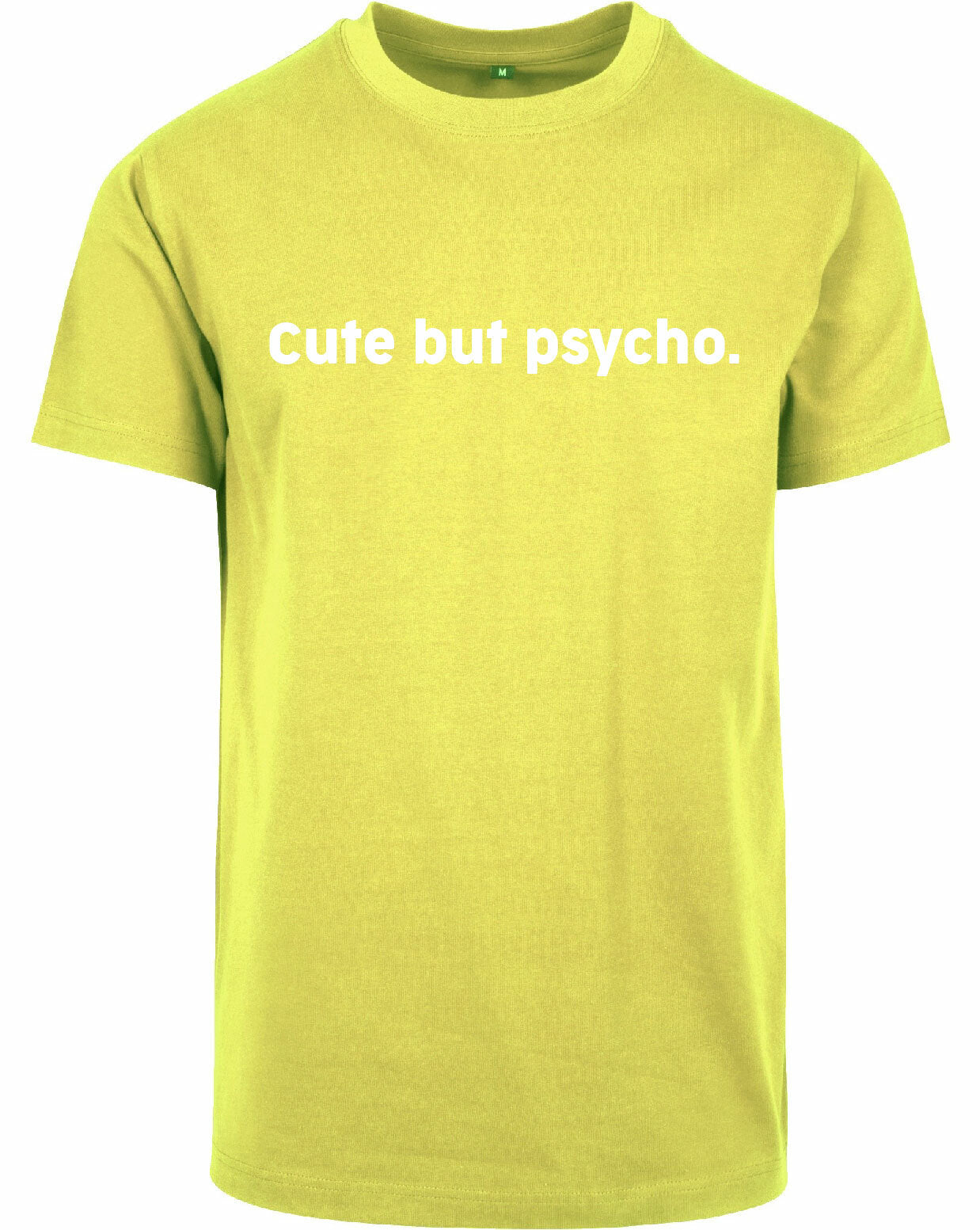 T-shirt - Cute but psycho Frozen Yellow