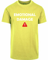 T-shirt - Emotional Damag Frozen Yellow