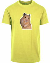T-shirt - Hamster Peace Frozen Yellow