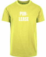 T-shirt - Puh-lease Frozen Yellow