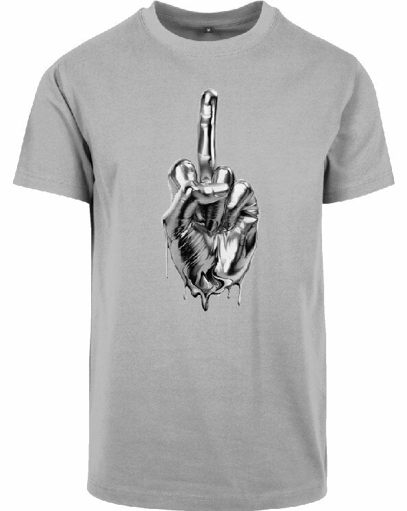 T-shirt - Middlefinger Heather Grey