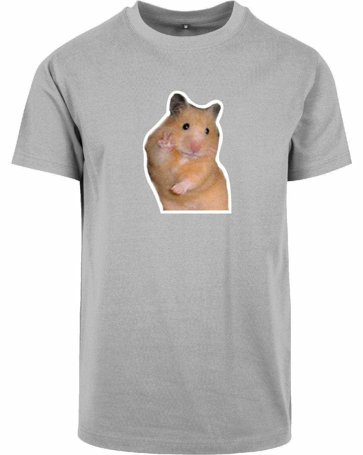 T-shirt - Hamster Peace Heather Grey